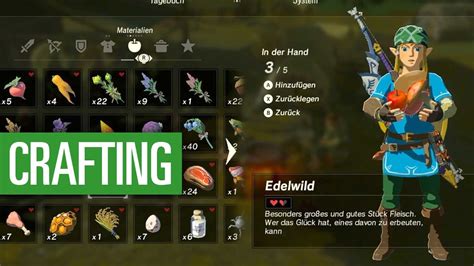 zelda breath of the wild crafting guide.